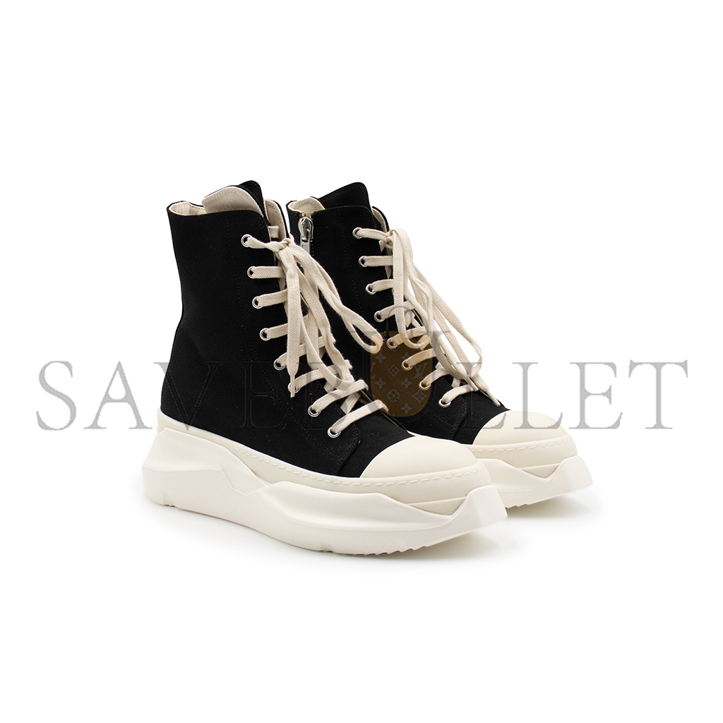 r1ck 0wens drkshdw drkshdw abstract hi sneaker in black du21s2840
